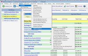 investment account manager Software